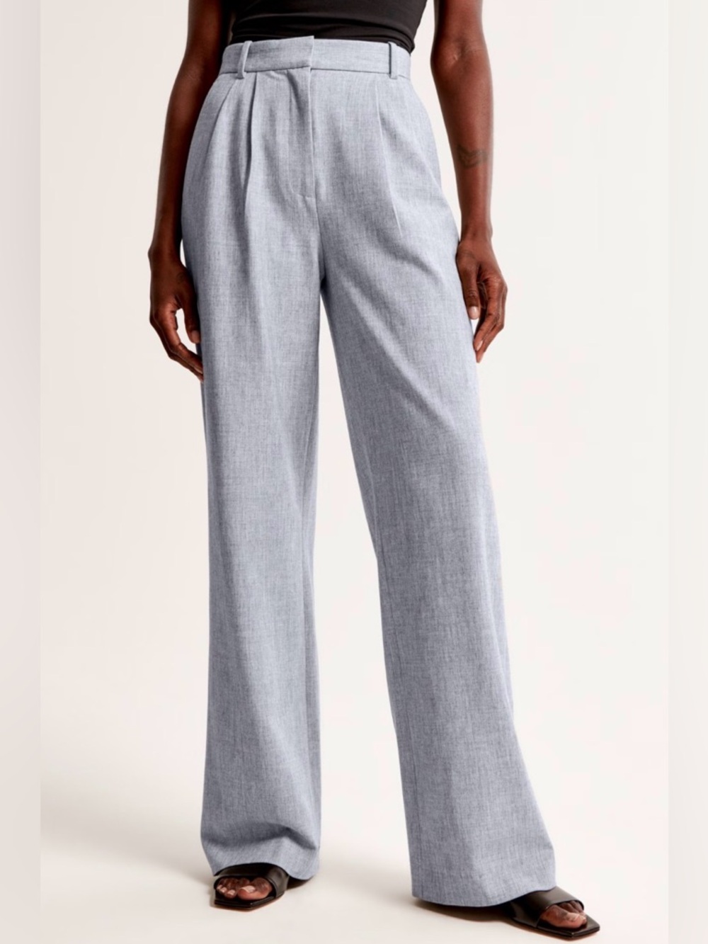𝗡𝗘𝗪: Abercrombie & Fitch XXS Regular Sloane Tailored Wide Leg Trouser